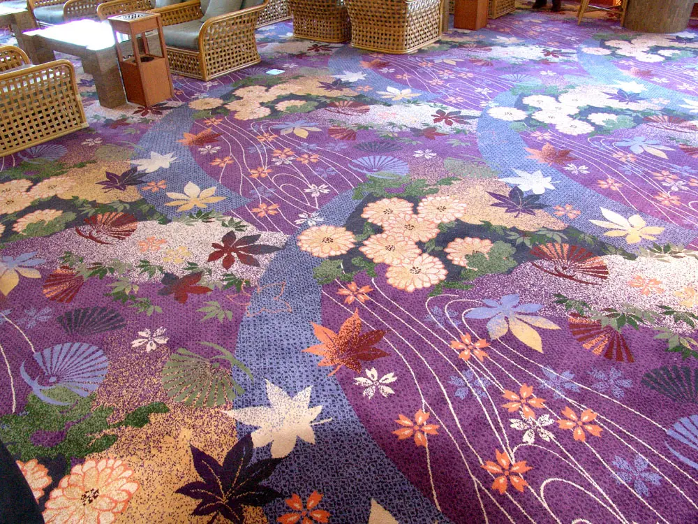 ホテル旅館用オリジナルデザインカーペット品質と価格